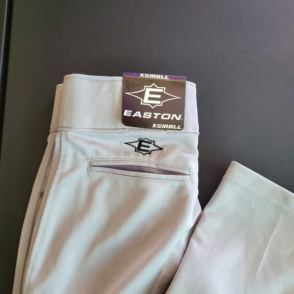 NWT Easton Gray Baseball Rival Athletic Pants Size Me AdulT X SMALL XS - Picture 5 of 5